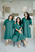 GREEN HAKOBA DRESS